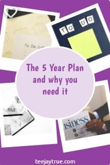 5 year life plan template